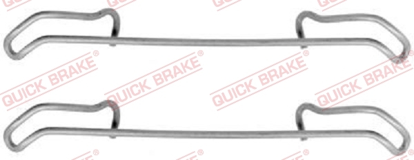 Zestaw akcesoriów, klocki hamulcowe 109-1056 Quick Brake ApS
