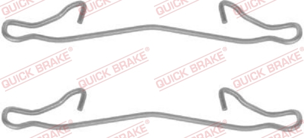 Zestaw akcesoriów, klocki hamulcowe 109-1121 Quick Brake ApS