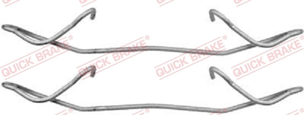 Zestaw akcesoriów, klocki hamulcowe 109-1180 Quick Brake ApS
