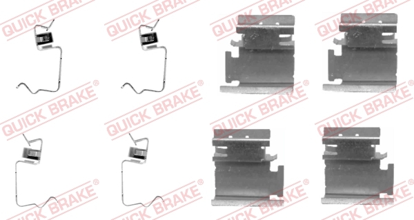Zestaw akcesoriów, klocki hamulcowe 109-1218 Quick Brake ApS