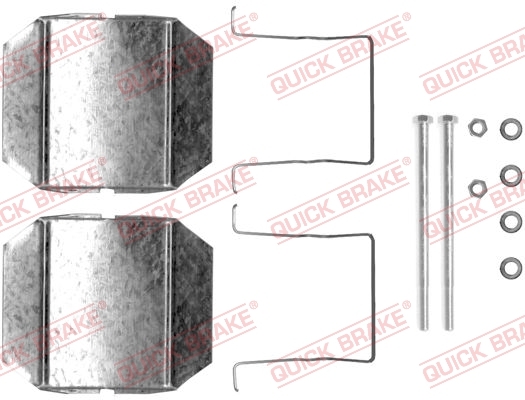 Zestaw akcesoriów, klocki hamulcowe 109-1237 Quick Brake ApS