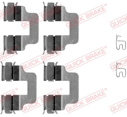 Zestaw akcesoriów, klocki hamulcowe 109-1245 Quick Brake ApS