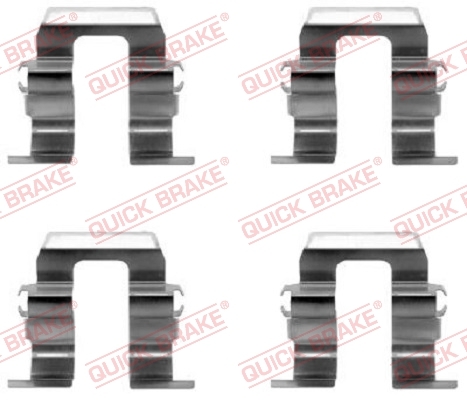 Zestaw akcesoriów, klocki hamulcowe 109-1259 Quick Brake ApS