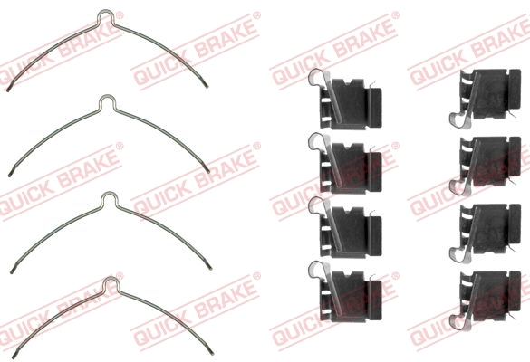 Zestaw akcesoriów, klocki hamulcowe 109-1622 Quick Brake ApS