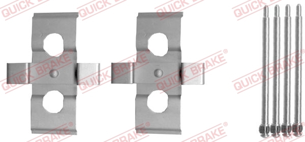 Zestaw akcesoriów, klocki hamulcowe 109-1635 Quick Brake ApS