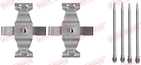 Zestaw akcesoriów, klocki hamulcowe 109-1636 Quick Brake ApS
