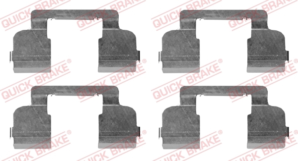 Zestaw akcesoriów, klocki hamulcowe 109-1698 Quick Brake ApS