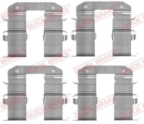 Zestaw akcesoriów, klocki hamulcowe 109-1734 Quick Brake ApS