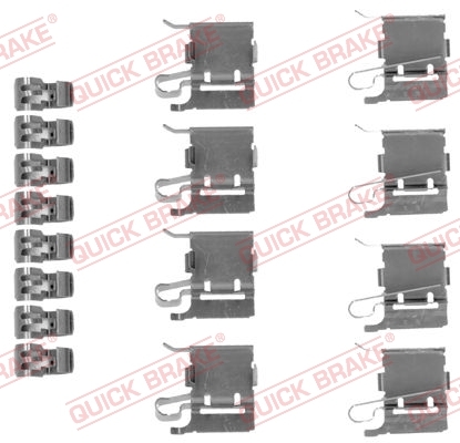 Zestaw akcesoriów, klocki hamulcowe 109-1748 Quick Brake ApS