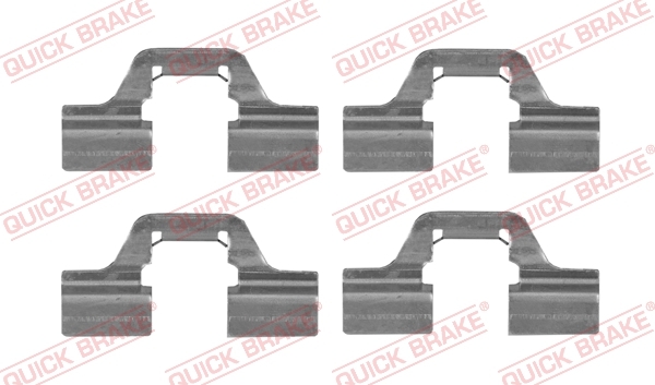 Zestaw akcesoriów, klocki hamulcowe 109-1749 Quick Brake ApS