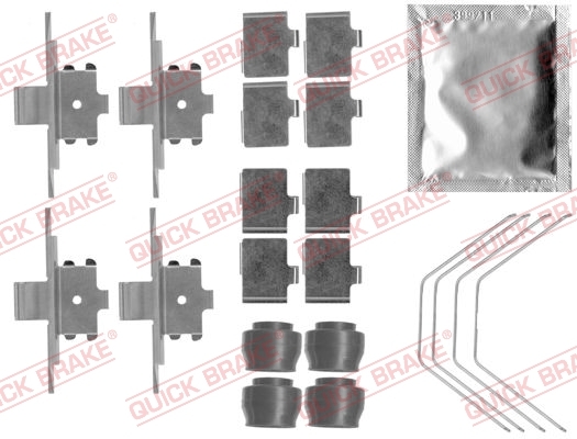 Zestaw akcesoriów, klocki hamulcowe 109-1791 Quick Brake ApS