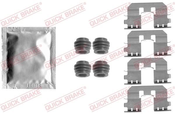 Zestaw akcesoriów, klocki hamulcowe 109-1810 Quick Brake ApS
