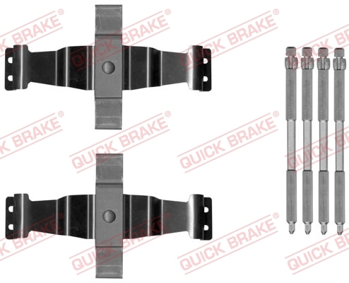 Zestaw akcesoriów, klocki hamulcowe 109-1886 Quick Brake ApS