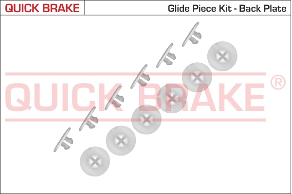 Zestaw dodatków, szczęki hamulcowe 6858K Quick Brake ApS