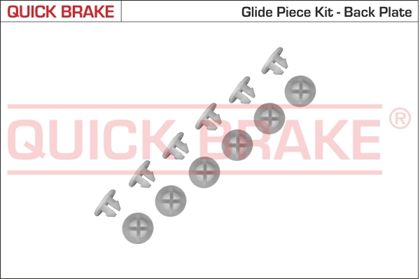Zestaw dodatków, szczęki hamulcowe 6859K Quick Brake ApS