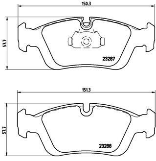 Klocki hamulcowe - komplet P 06 024 BREMBO