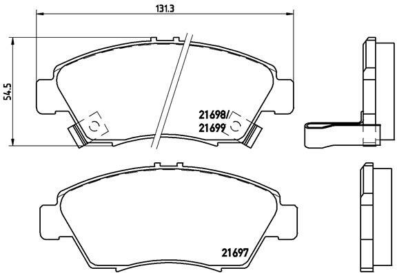 Klocki hamulcowe - komplet P 28 024 BREMBO