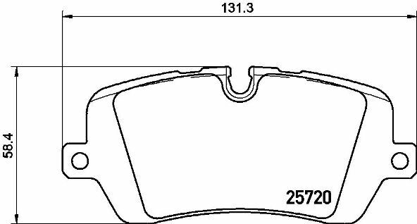 Klocki hamulcowe - komplet P 44 021 BREMBO