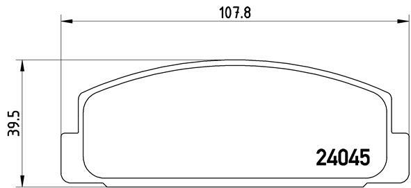Klocki hamulcowe - komplet P 49 036 BREMBO