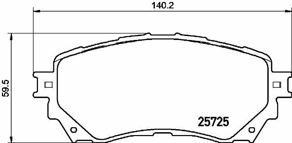 Klocki hamulcowe - komplet P 49 048 BREMBO