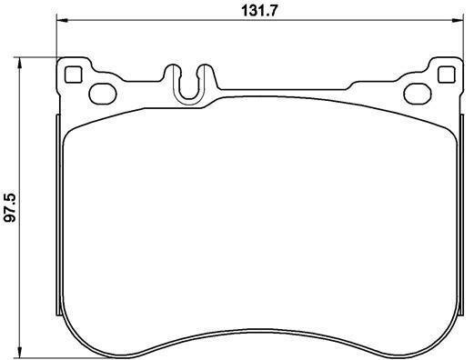 Klocki hamulcowe - komplet P 50 114 BREMBO