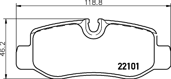 Klocki hamulcowe - komplet P 50 126 BREMBO