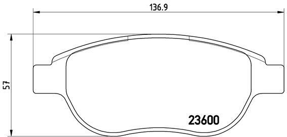 Klocki hamulcowe - komplet P 61 068 BREMBO