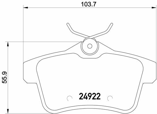 Klocki hamulcowe - komplet, BREMBO XTRA LINE P 61 114X BREMBO