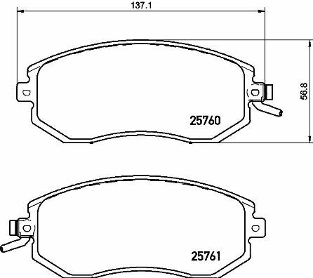 Klocki hamulcowe - komplet, BREMBO XTRA LINE P 78 021X BREMBO