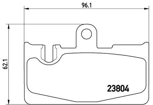 Klocki hamulcowe - komplet P 83 059 BREMBO