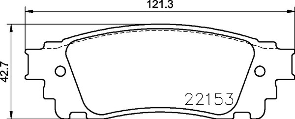 Klocki hamulcowe - komplet P 83 166 BREMBO