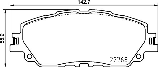 Klocki hamulcowe - komplet P 83 172 BREMBO