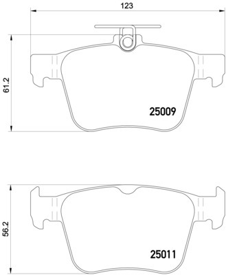 Klocki hamulcowe - komplet, BREMBO XTRA LINE P 85 124X BREMBO