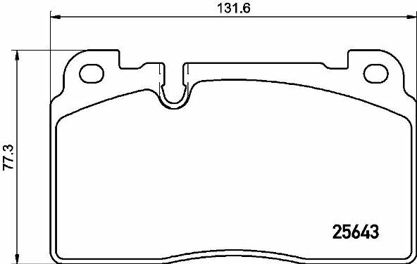 Klocki hamulcowe - komplet P 85 133 BREMBO