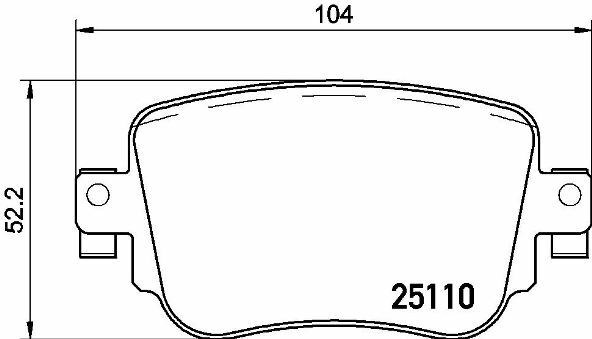 Klocki hamulcowe - komplet P 85 135 BREMBO