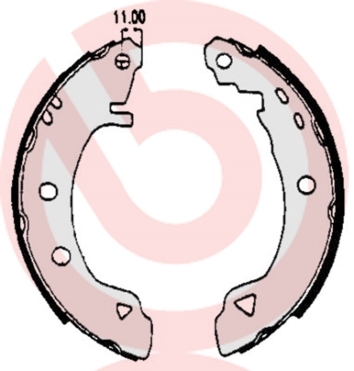 Zestaw szczęk hamulcowych S 23 508 BREMBO