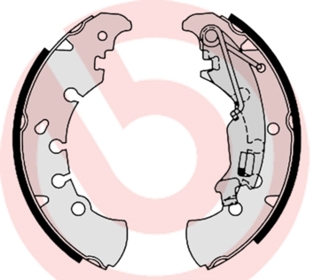 Zestaw szczęk hamulcowych S 23 555 BREMBO