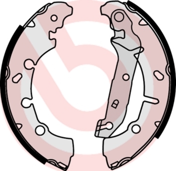 Zestaw szczęk hamulcowych S 24 532 BREMBO