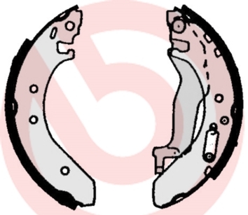 Zestaw szczęk hamulcowych S 52 503 BREMBO