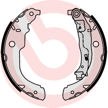 Zestaw szczęk hamulcowych S 61 528 BREMBO