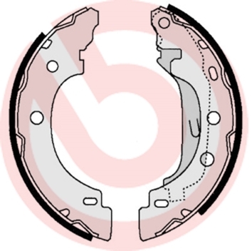 Zestaw szczęk hamulcowych S 68 523 BREMBO