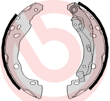 Zestaw szczęk hamulcowych S 68 525 BREMBO