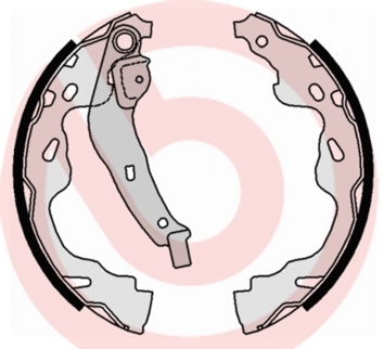Zestaw szczęk hamulcowych S 83 509 BREMBO