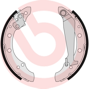Zestaw szczęk hamulcowych S 85 511 BREMBO