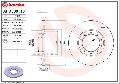 Tarcza hamulcowa wyprzedaż, 08.A530.10, BREMBO w ofercie sklepu e-autoparts.pl 