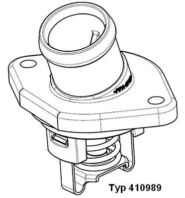 Termostat układu chłodzenia 410989.87D WAHLER