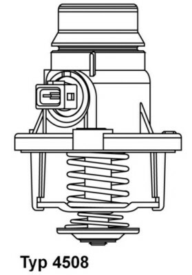 Termostat układu chłodzenia 4508.105D WAHLER