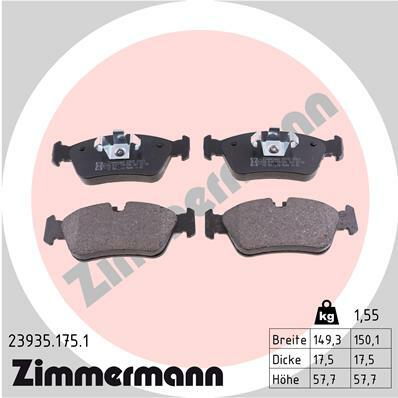 Klocki hamulcowe - komplet 23935.175.1 ZIMMERMANN