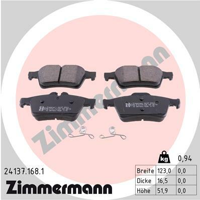 Klocki hamulcowe - komplet 24137.168.1 ZIMMERMANN