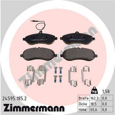 Klocki hamulcowe - komplet 24595.185.2 ZIMMERMANN